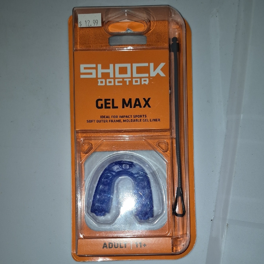 Gel Max Mouthguard - Blue, ADULT 11+.  NWT.